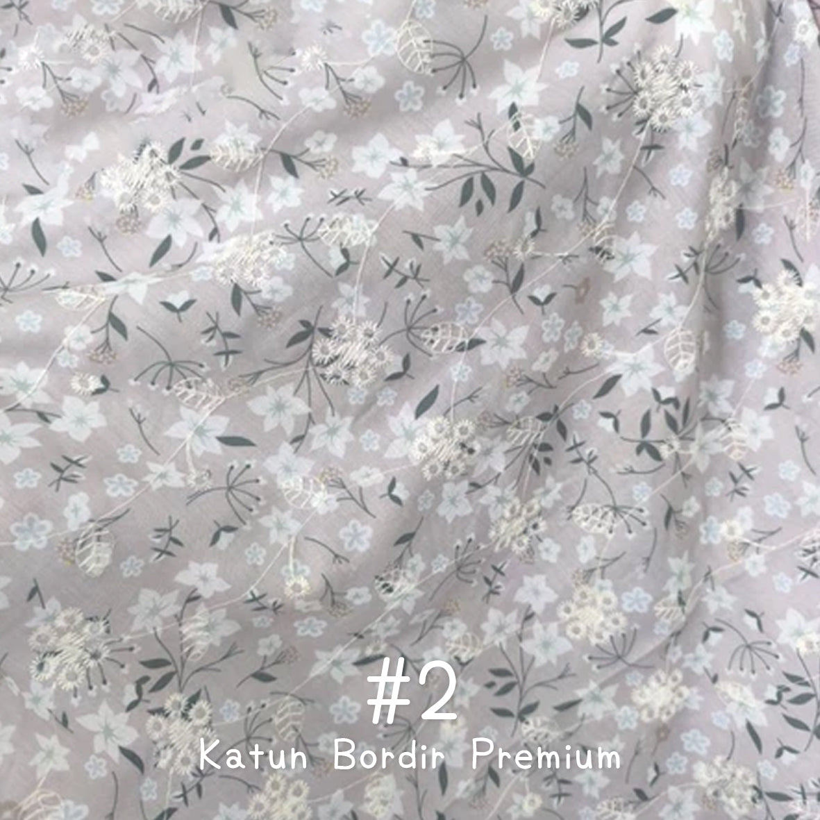 印花刺繡棉布 Bordir 1/1 Premium