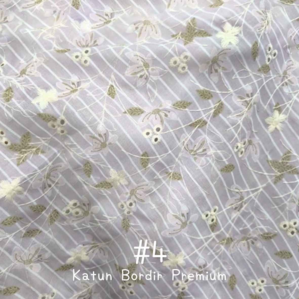 印花刺繡棉布 Bordir 1/1 Premium