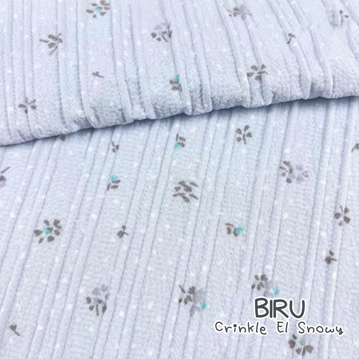 EL Snowy條紋碎花布