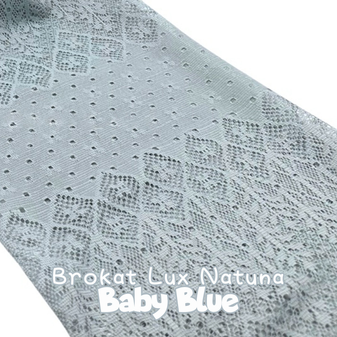 Lace fabric Brokat Lux Natuna suitable for tops/skirts (free with white lining. If you want to choose the same color lining, add $30)