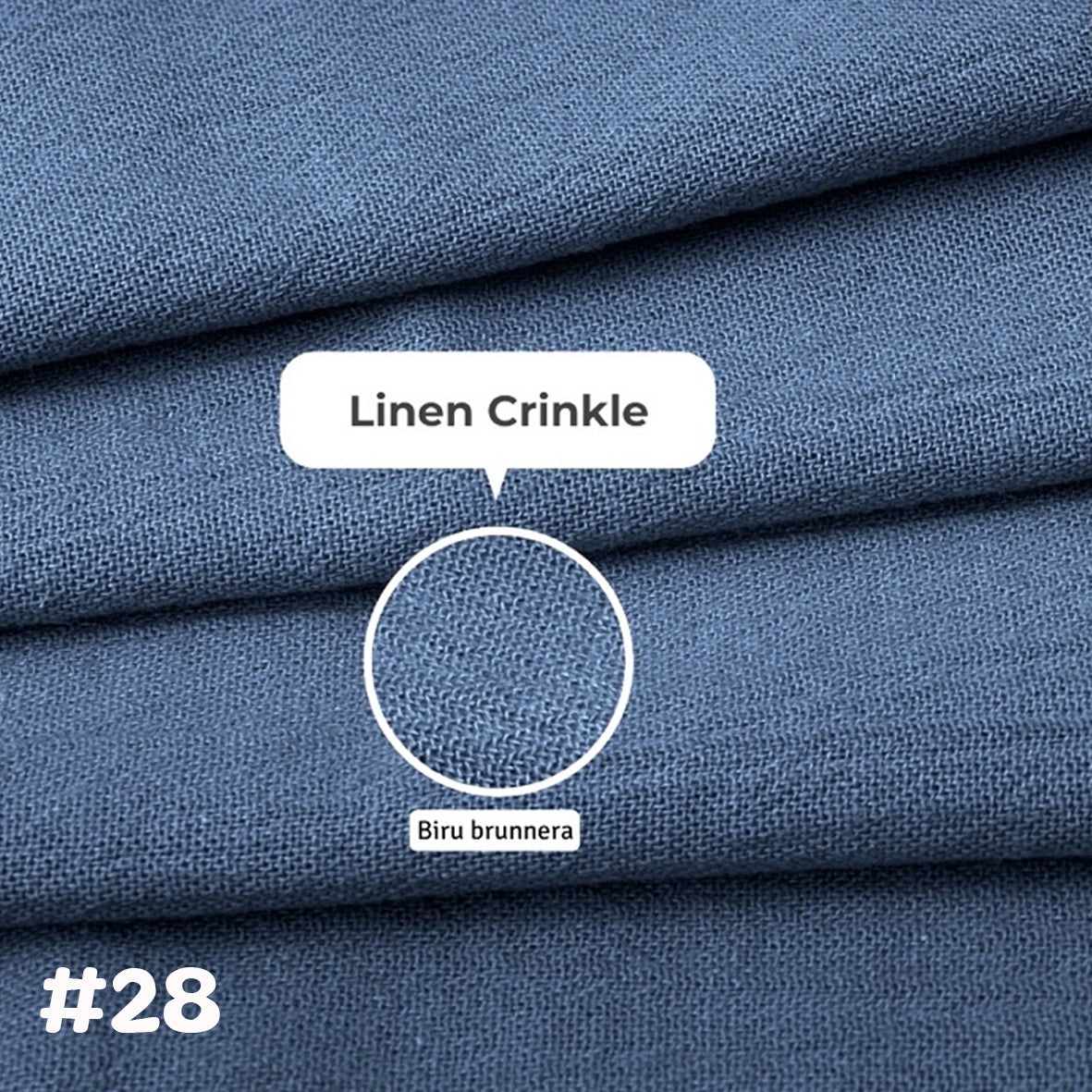 Linen Crinkle棉麻布 適合上衣/連身裙