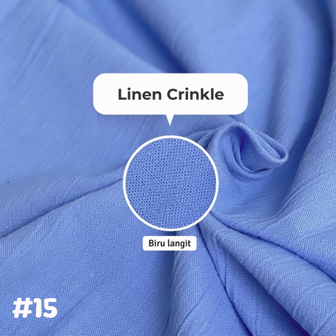 Linen Crinkle棉麻布 適合上衣/連身裙