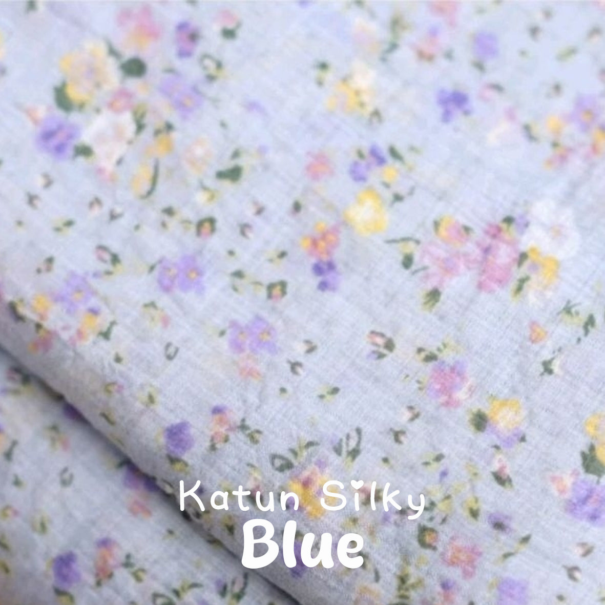 Katun Silky 薄碎花布 - 適合上衣/ 連身裙 （需打厘布）