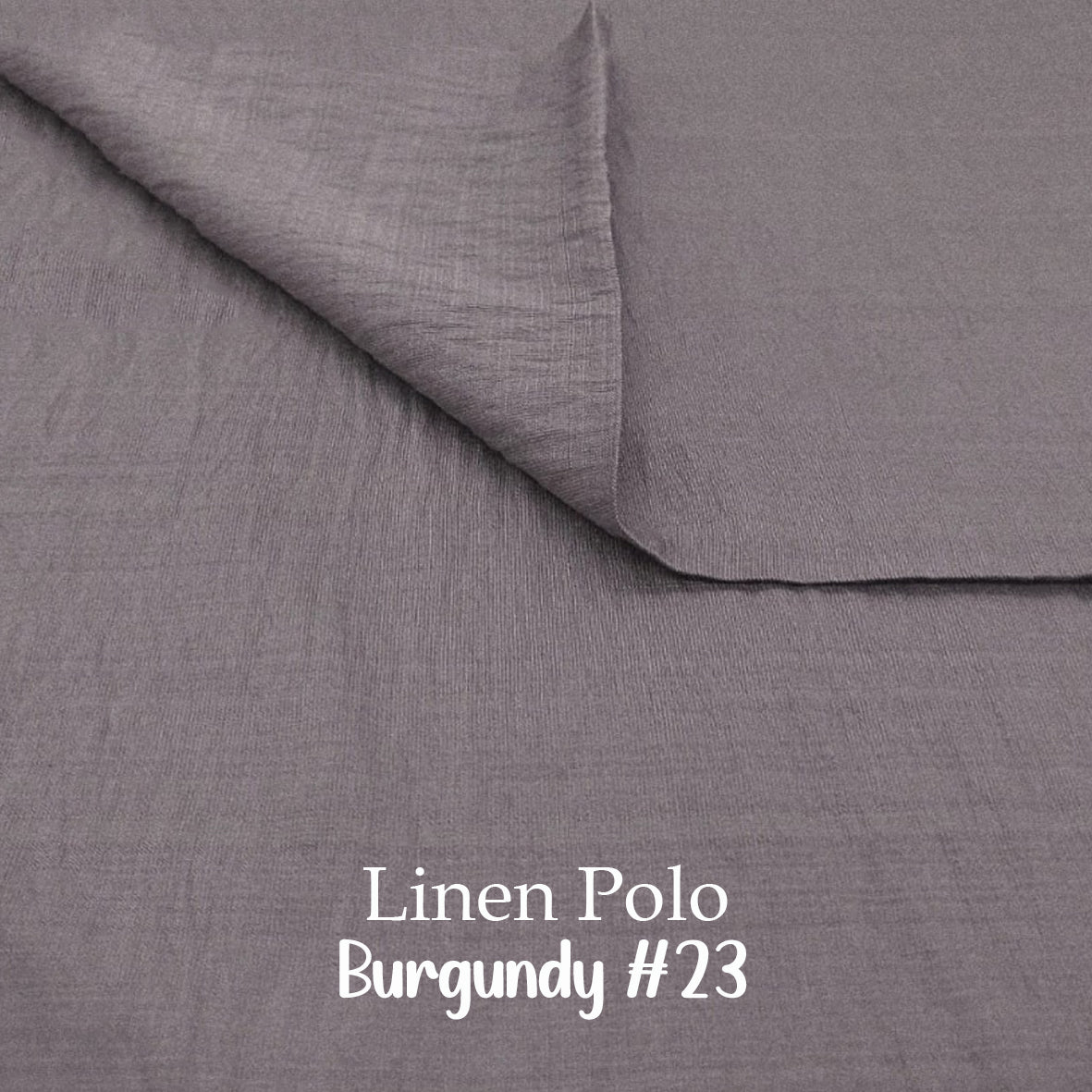 Linen Polo暗格紋布 適合下裙