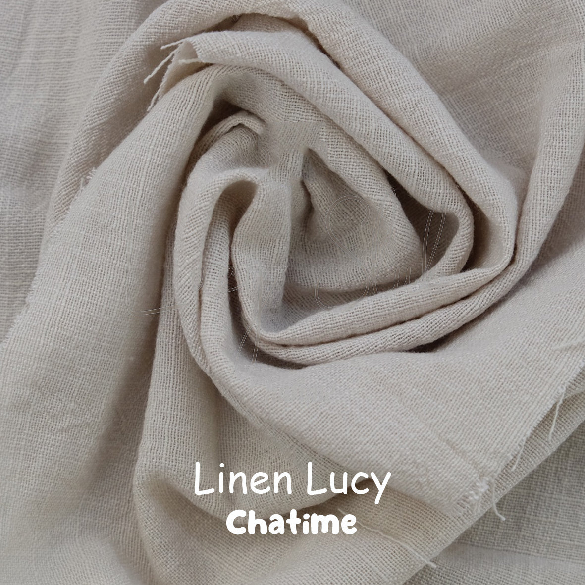 Linen Lucy 棉麻布（偏麻質）適合上衣/連身裙/下裙