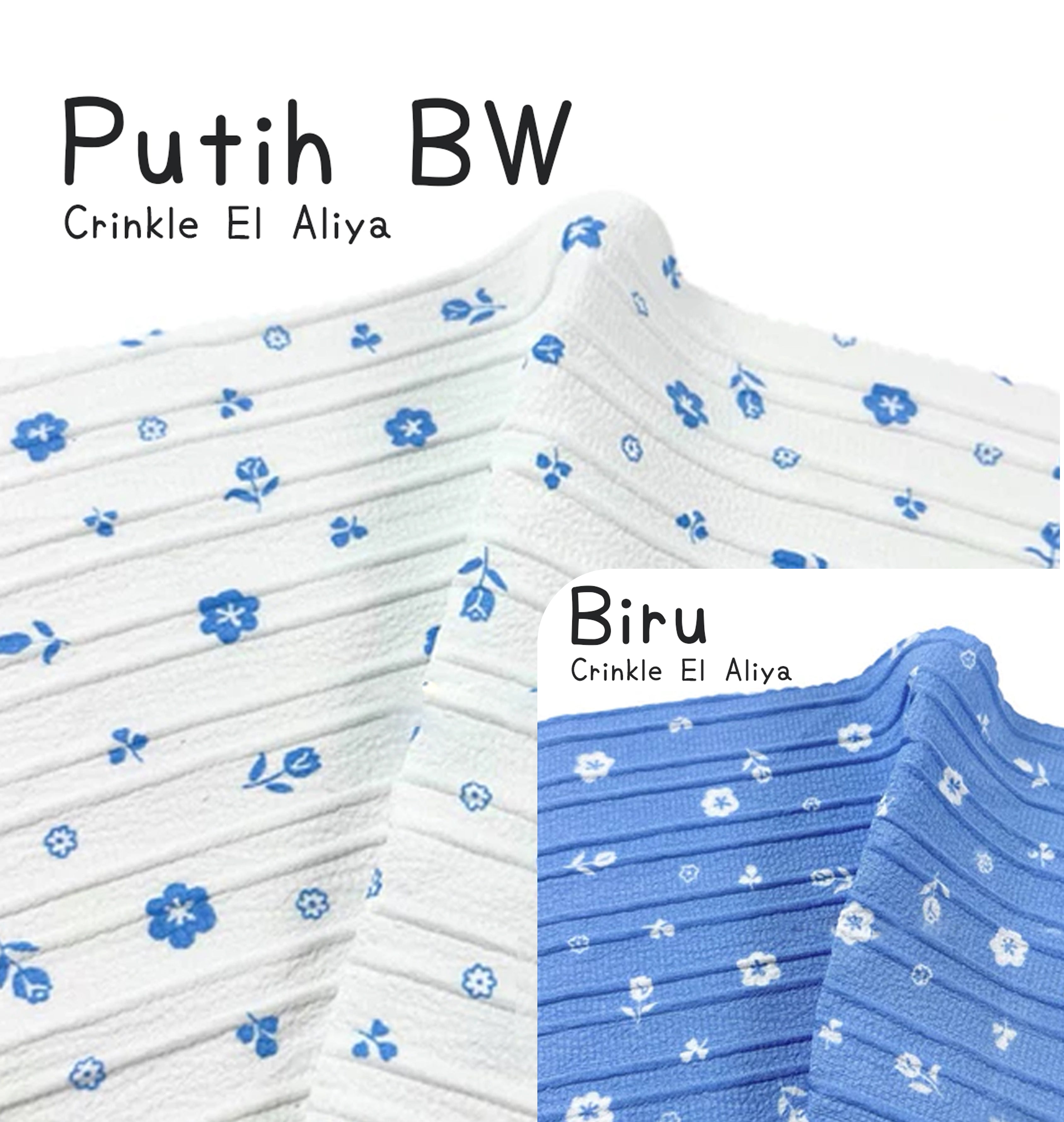 El Aliya條紋碎花布