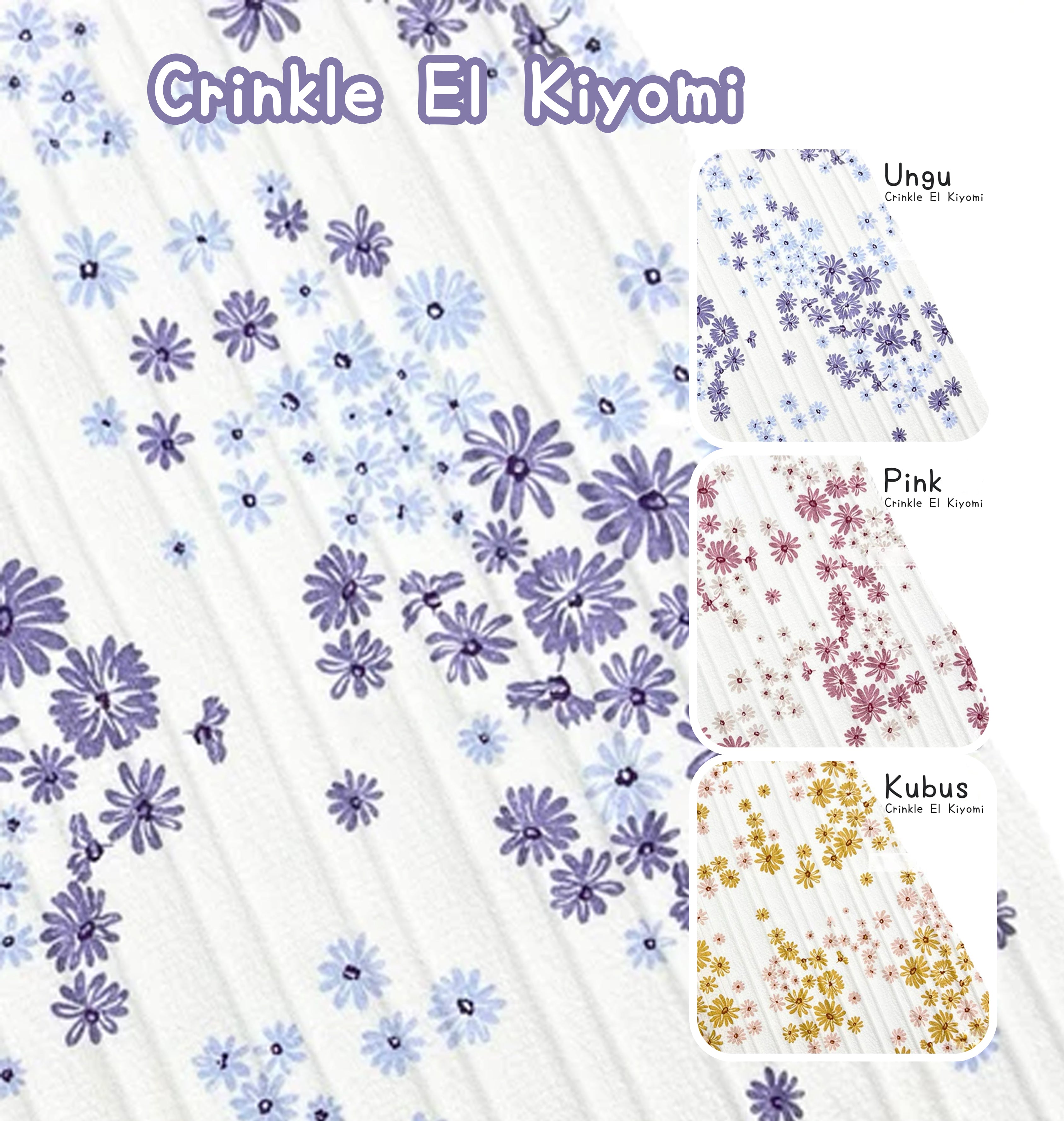El Kiyomi條紋碎花布