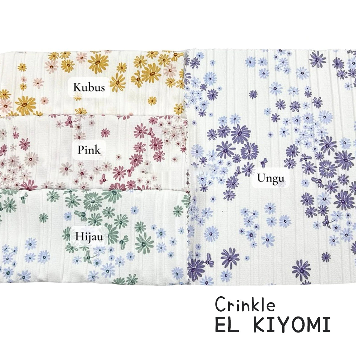 El Kiyomi條紋碎花布