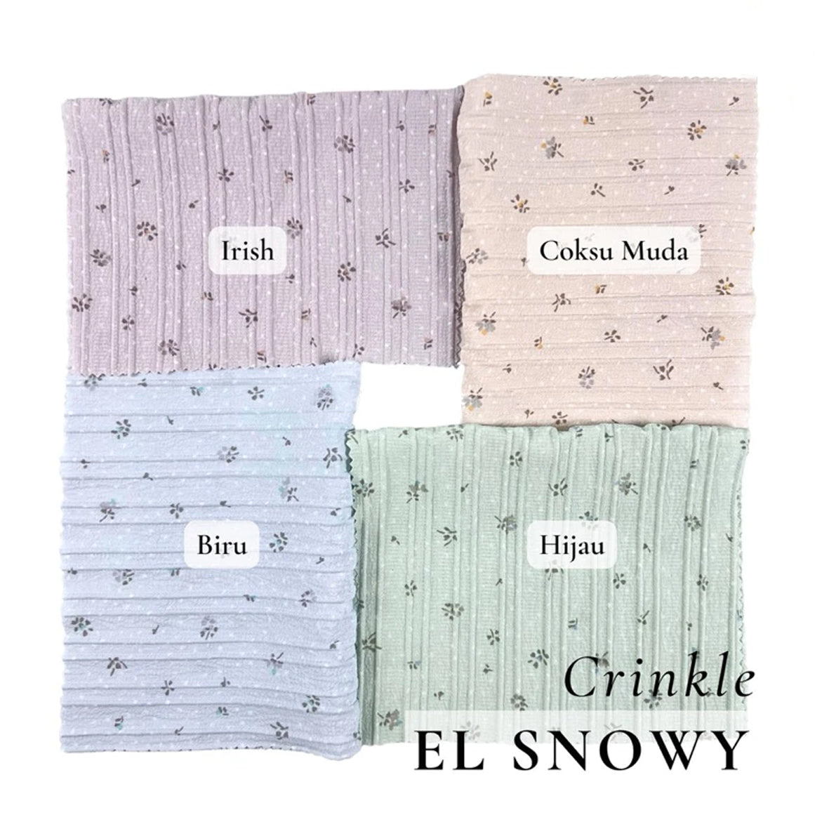 EL Snowy條紋碎花布