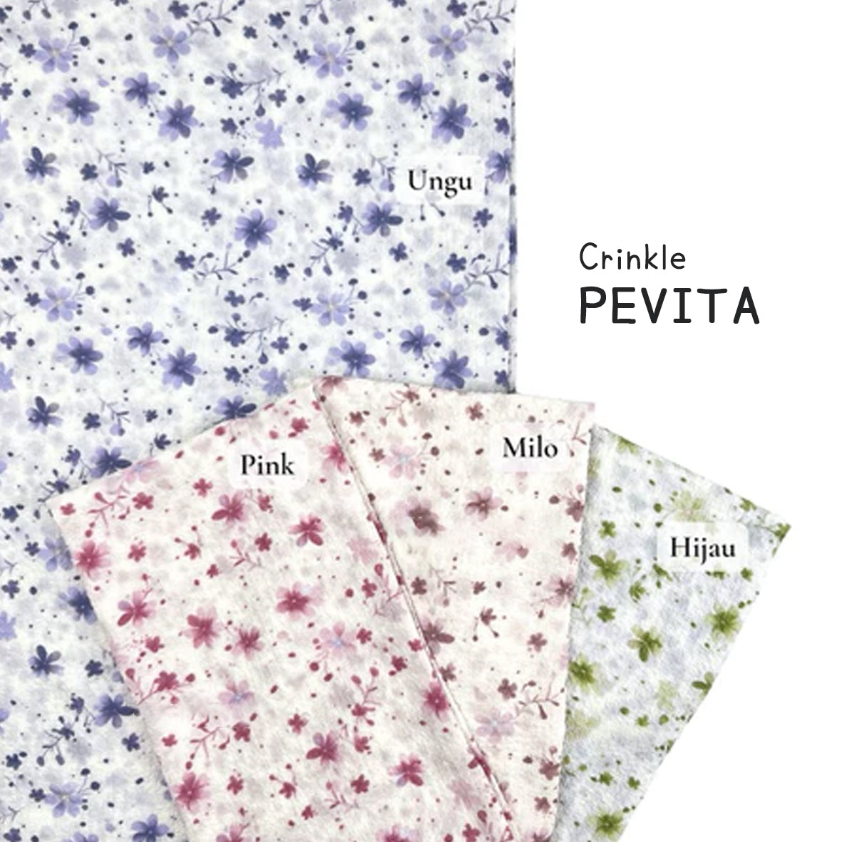 Pevita皺皺碎花布