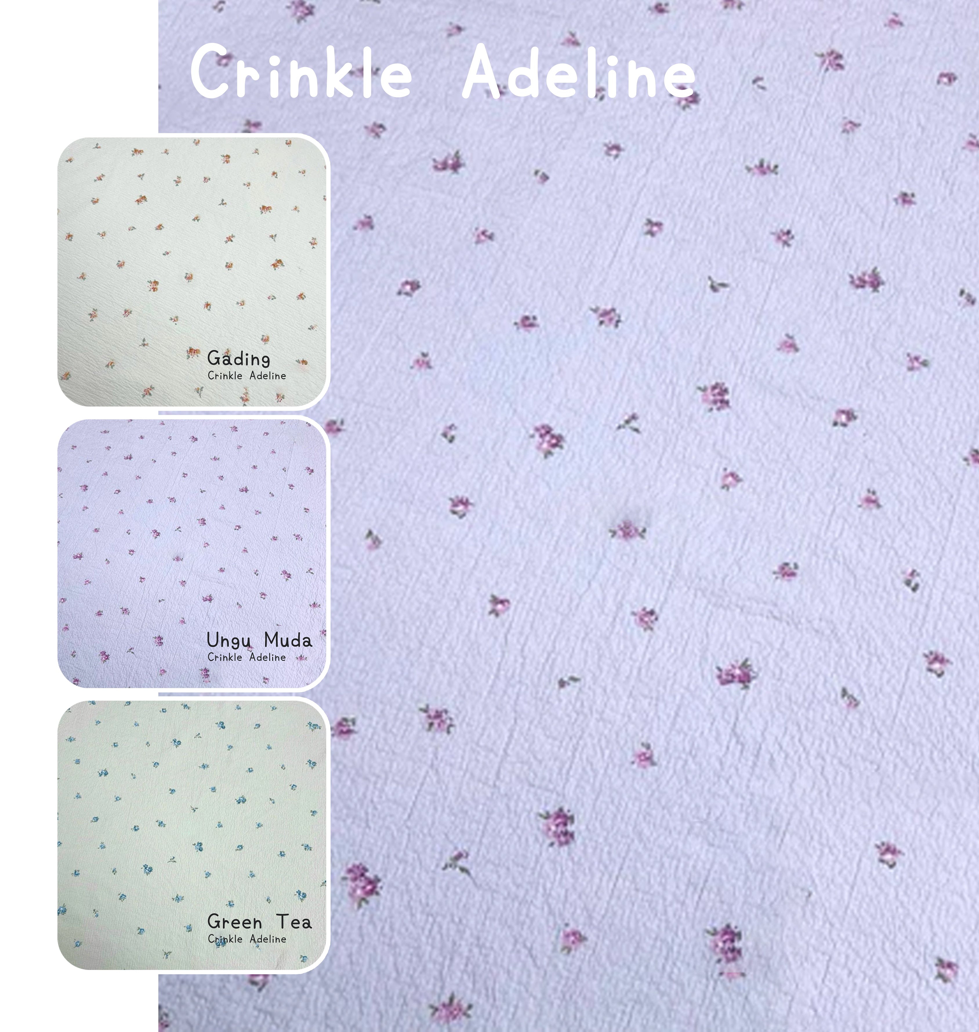 Adeline皺皺碎花布