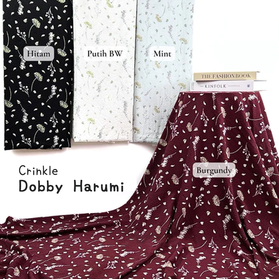 Dobby Harumi皺皺碎花布