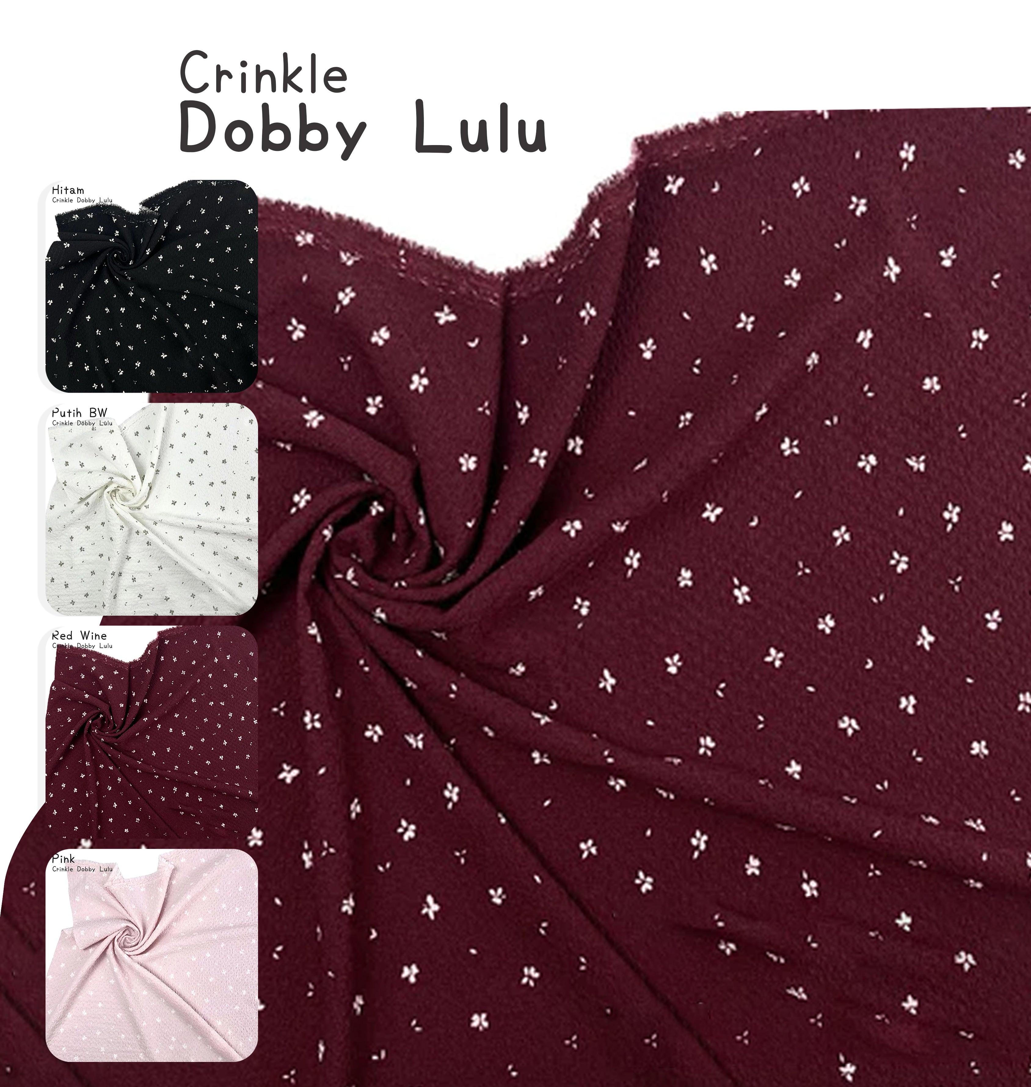 Dobby Lulu皺皺碎花布