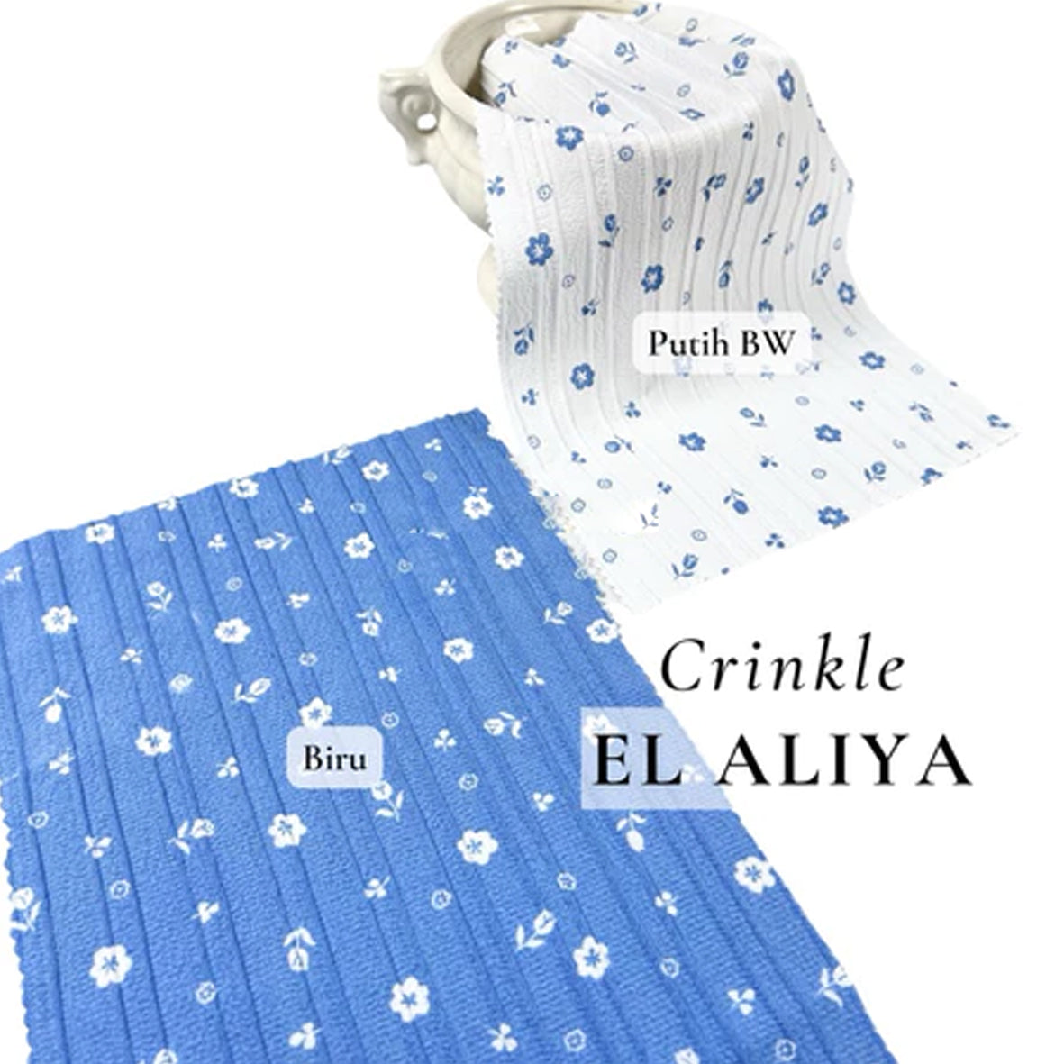 El Aliya條紋碎花布