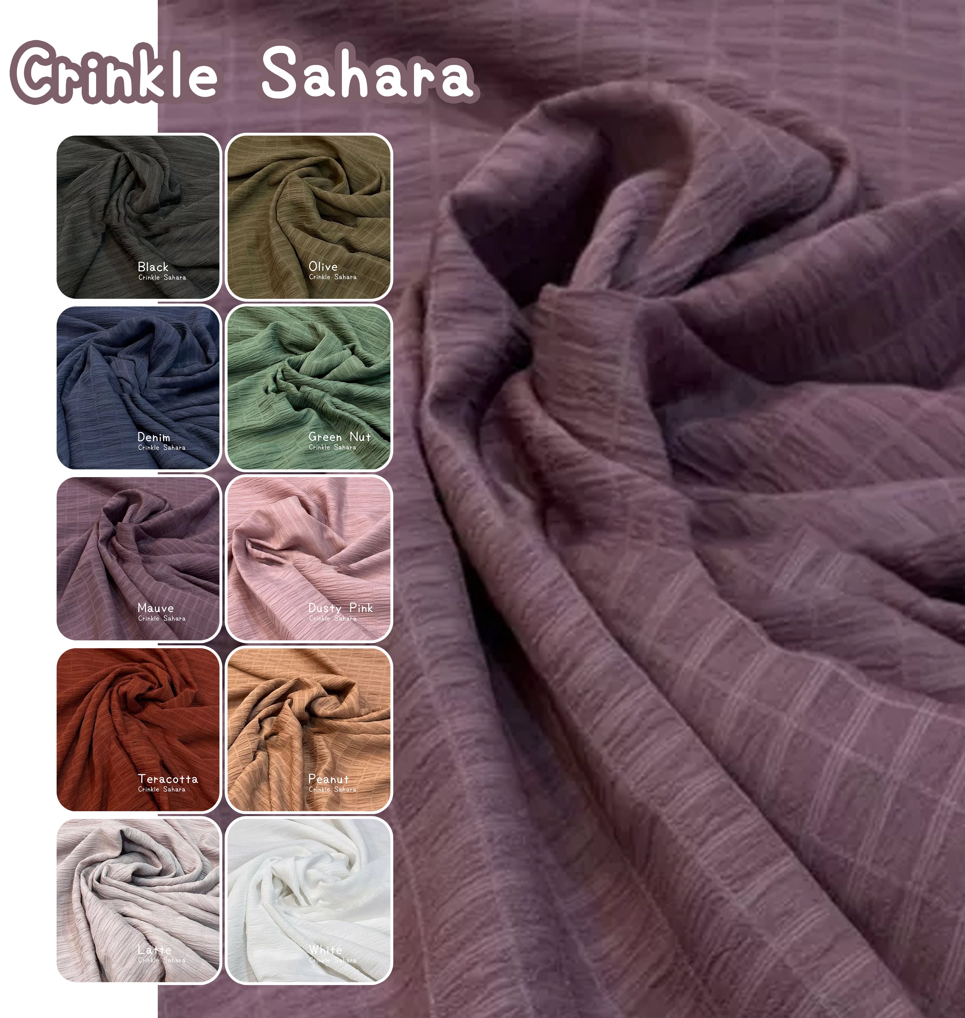 Sahara皺皺布