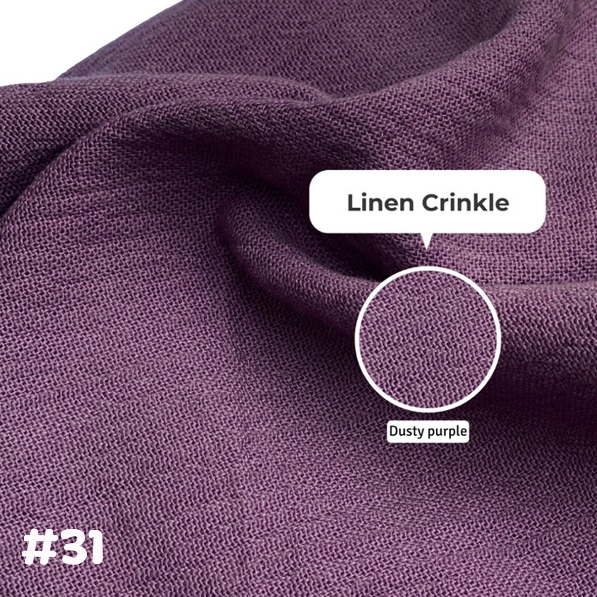 Linen Crinkle棉麻布 適合上衣/連身裙