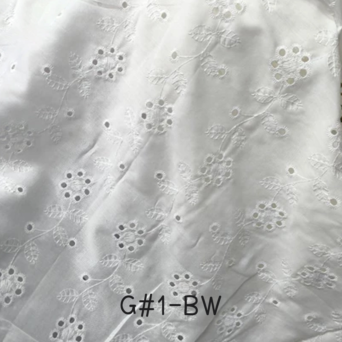 刺繡布 Bordir 1/1 Premium BW (1-19)