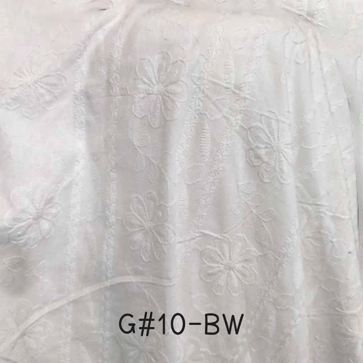 刺繡布 Bordir 1/1 Premium BW (1-19)