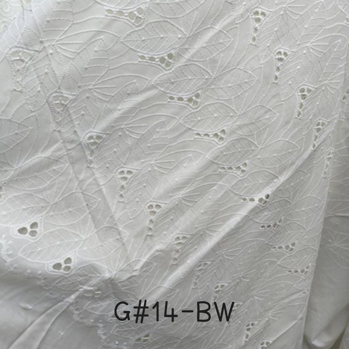 刺繡布 Bordir 1/1 Premium BW (1-19)