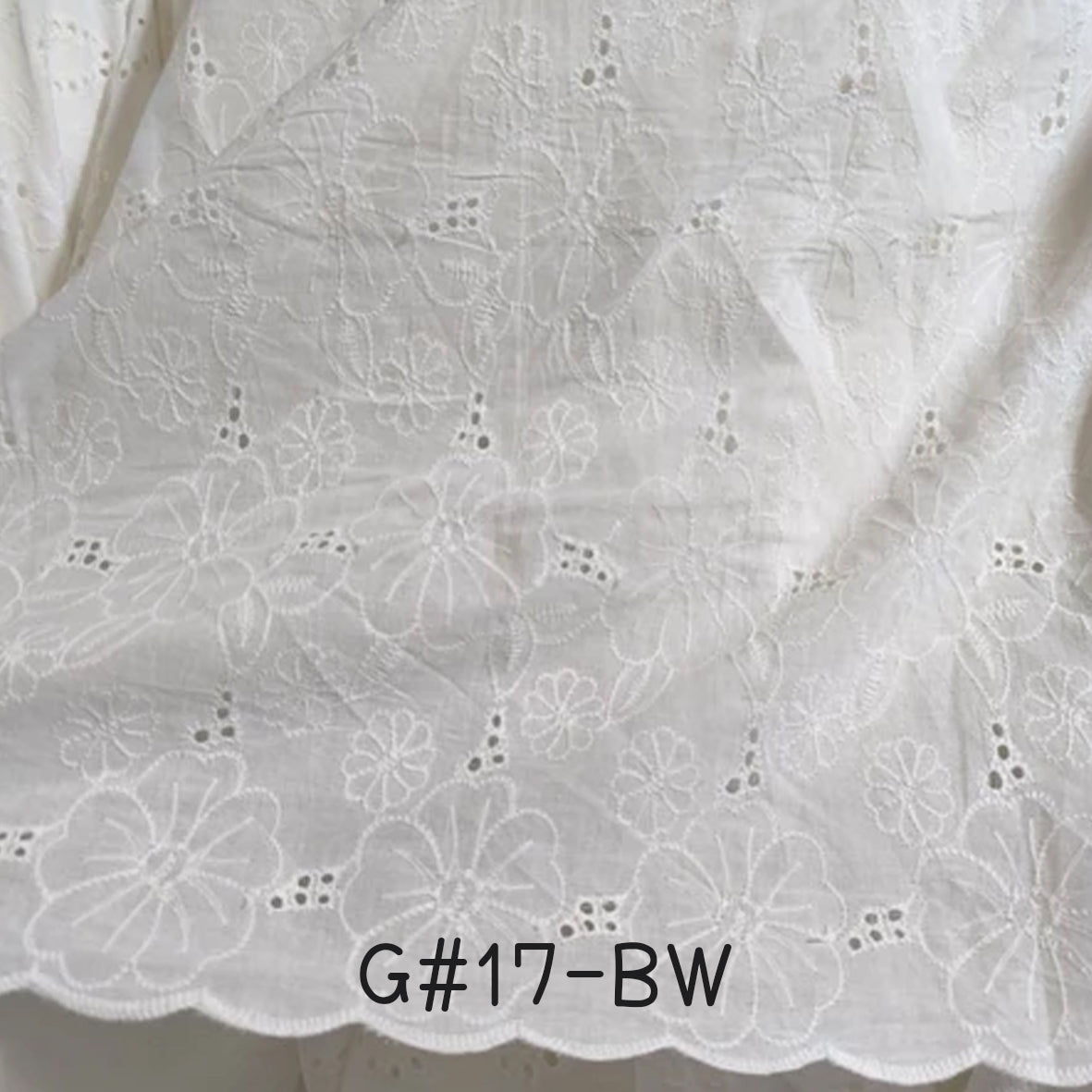 刺繡布 Bordir 1/1 Premium BW (1-19)