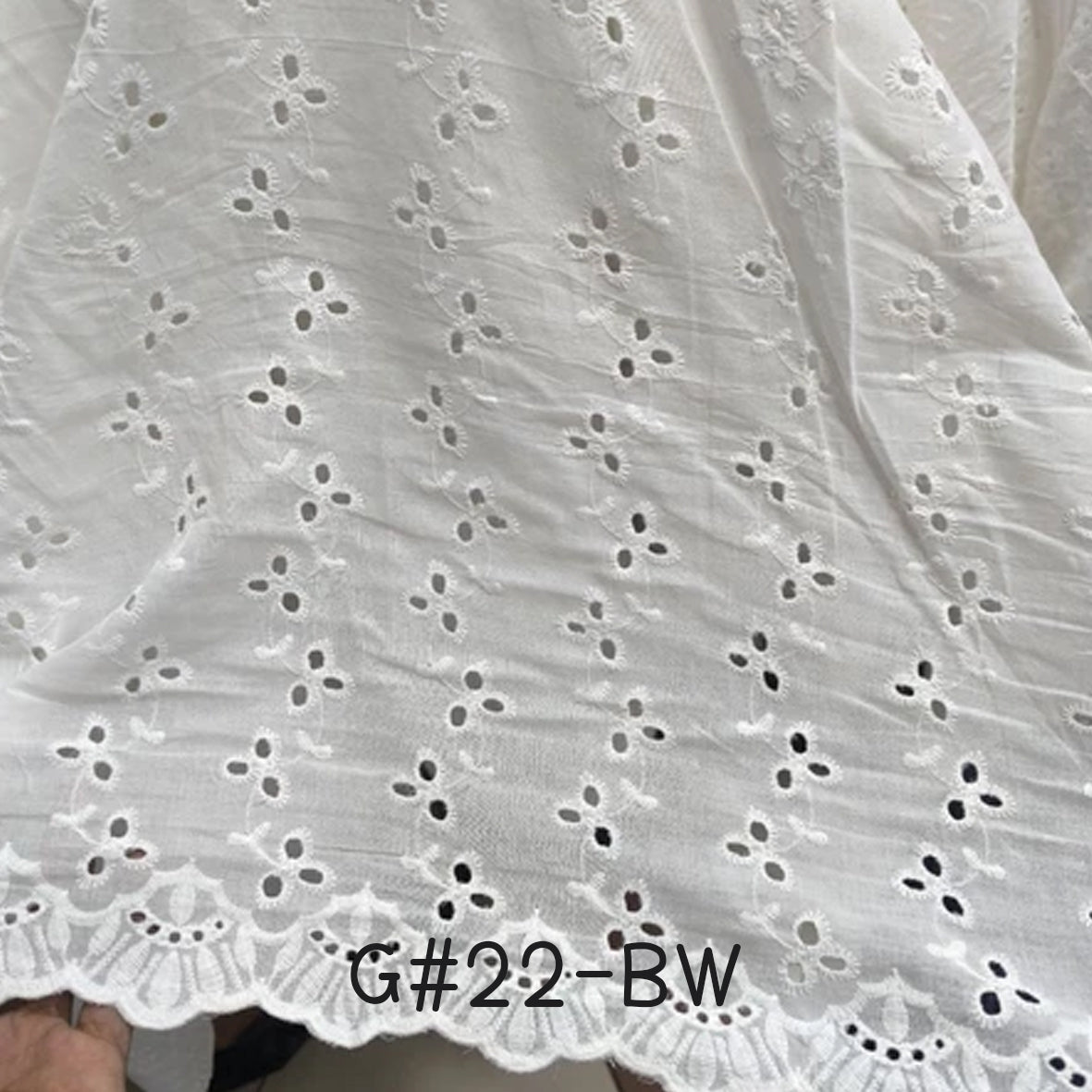 刺繡布 Bordir 1/1 Premium BW (20-37)