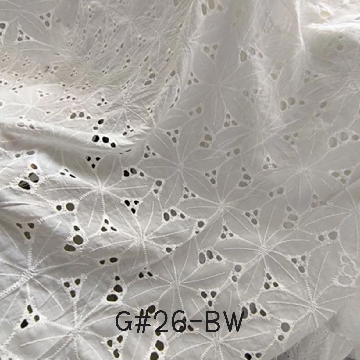 刺繡布 Bordir 1/1 Premium BW (20-37)