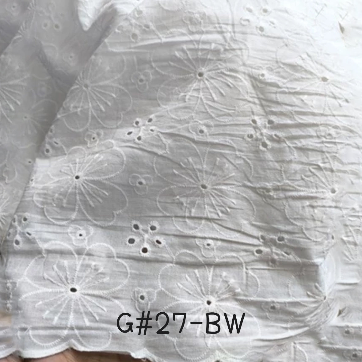 刺繡布 Bordir 1/1 Premium BW (20-37)
