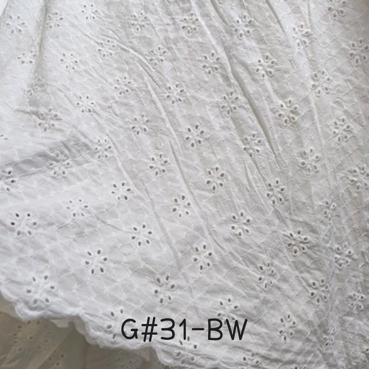 刺繡布 Bordir 1/1 Premium BW (20-37)