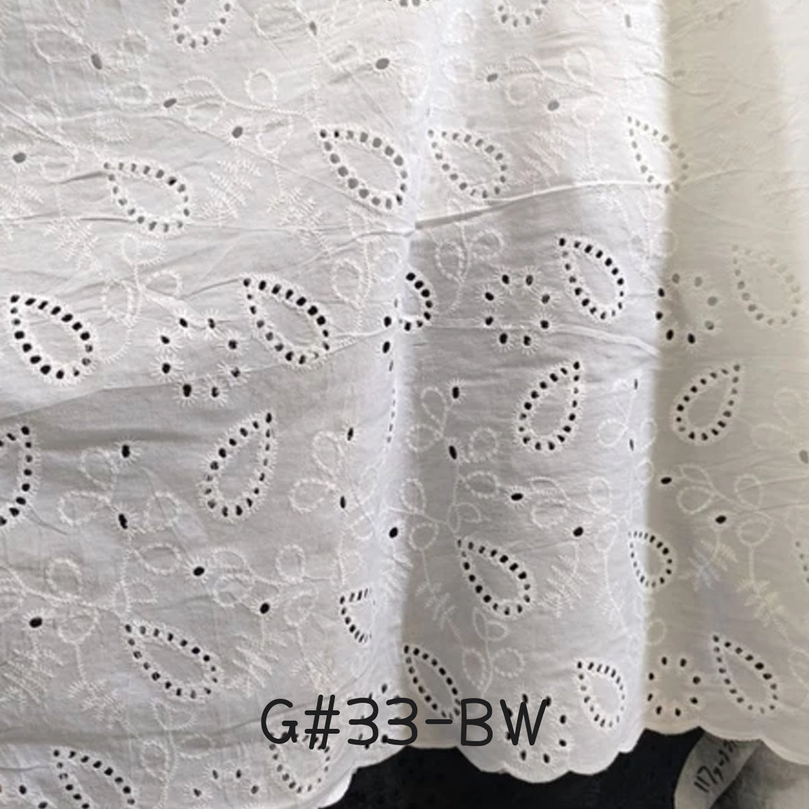 刺繡布 Bordir 1/1 Premium BW (20-37)