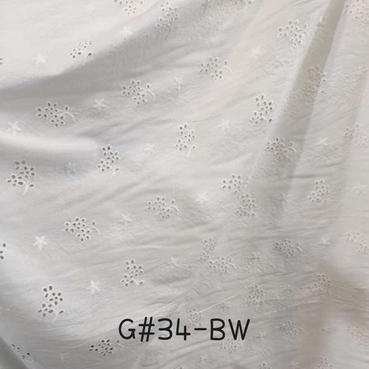 刺繡布 Bordir 1/1 Premium BW (20-37)