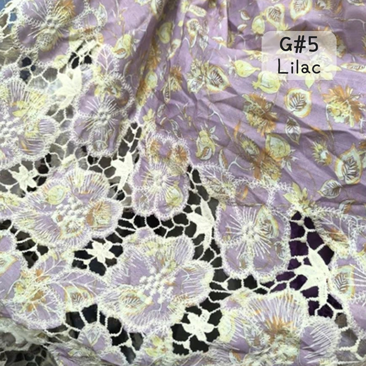 印花刺繡棉布