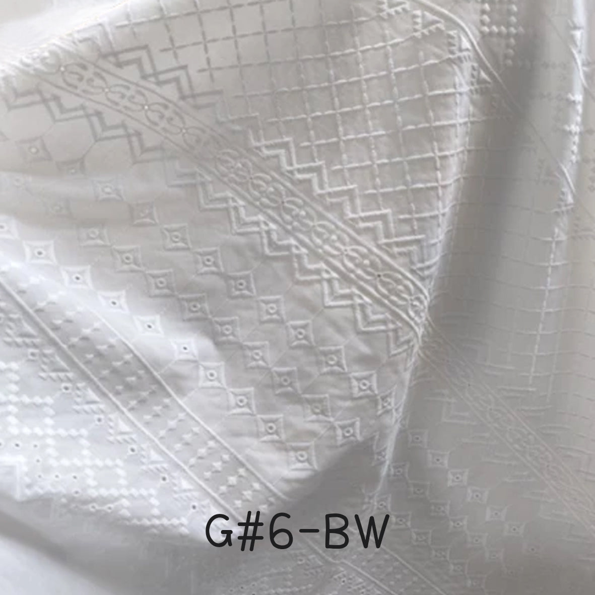 刺繡布 Bordir 1/1 Premium BW (1-19)