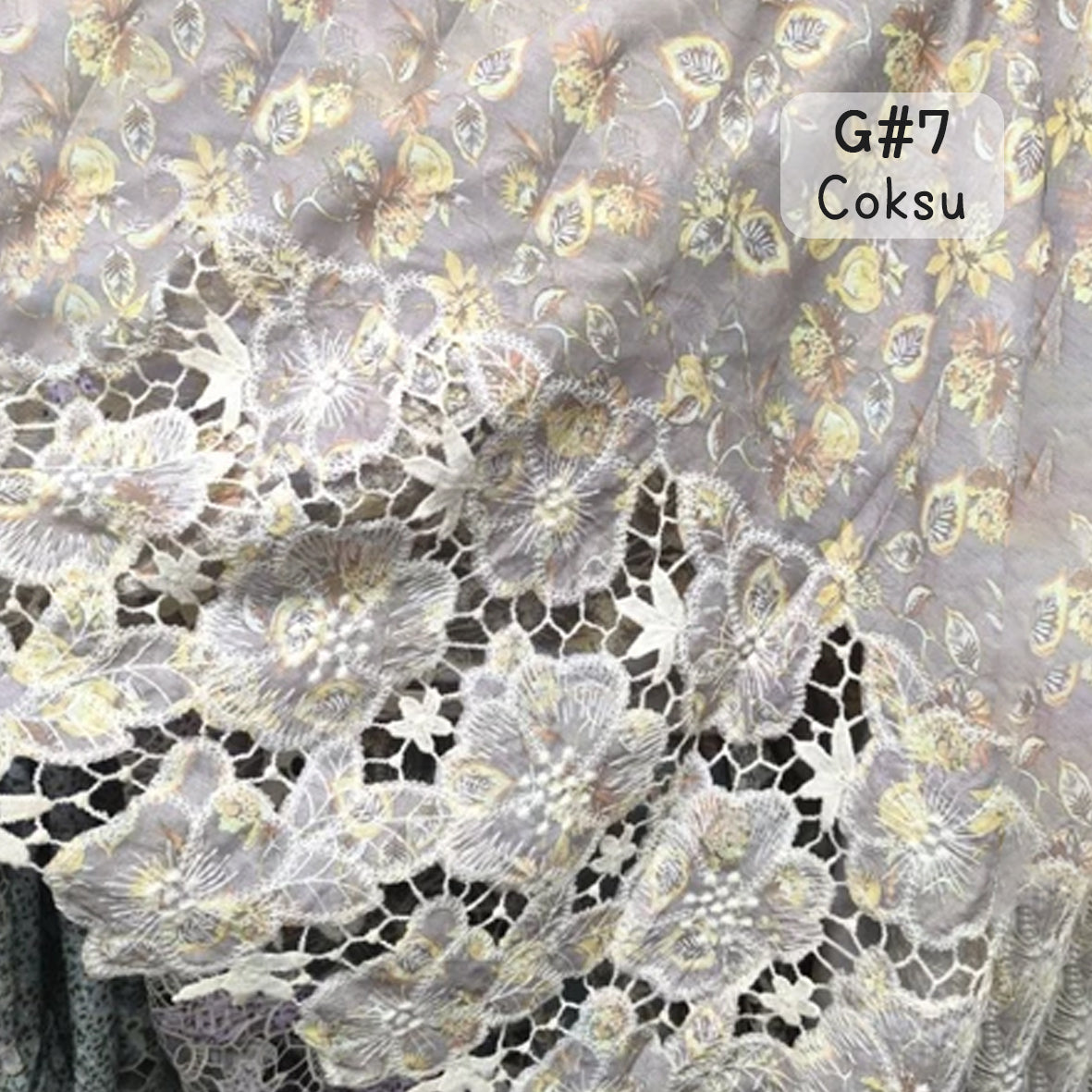 印花刺繡棉布