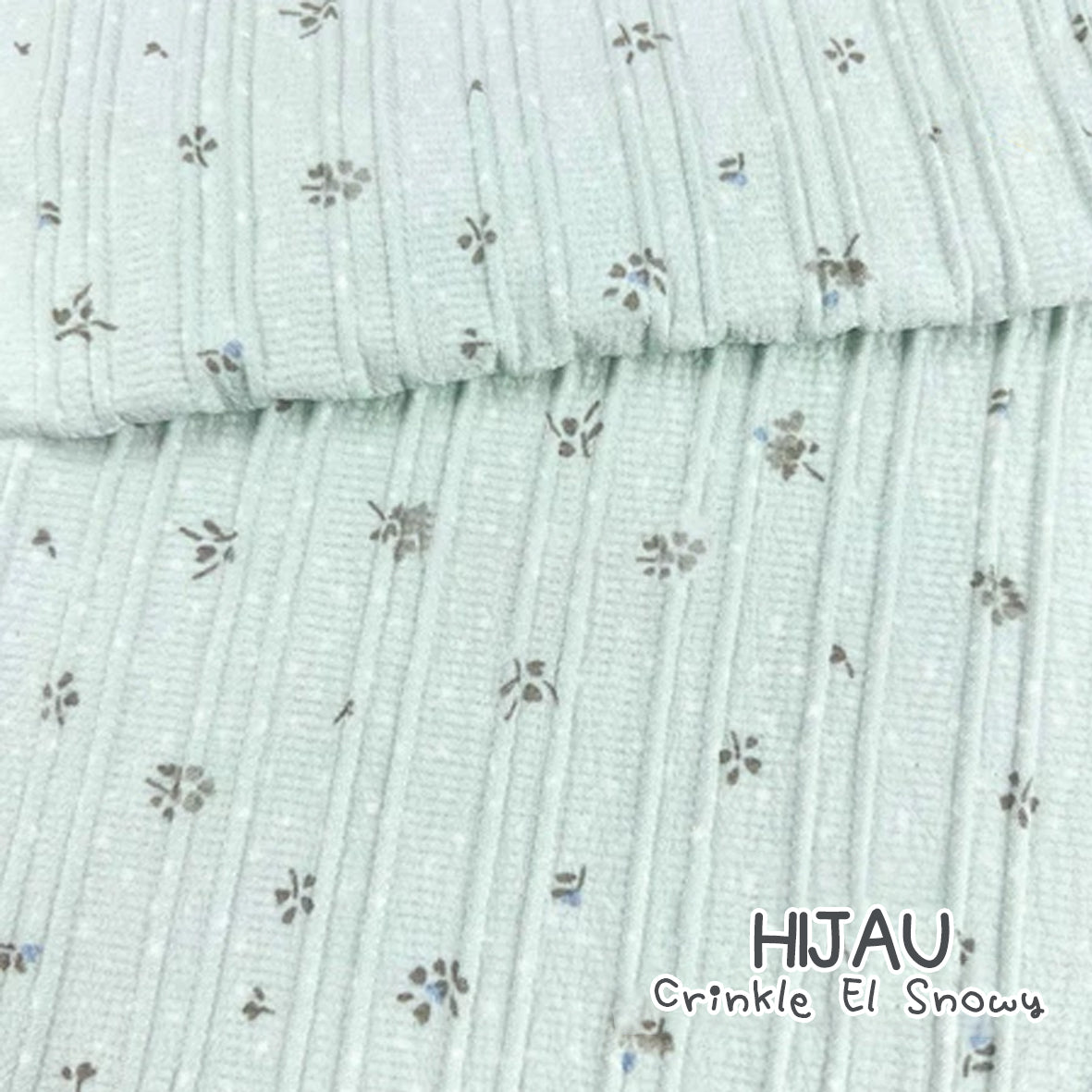 EL Snowy條紋碎花布
