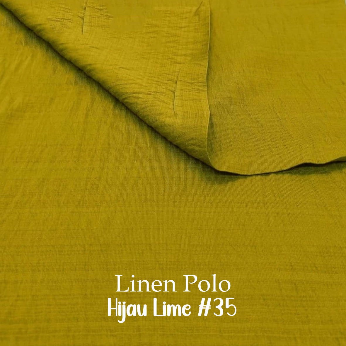 Linen Polo暗格紋布 適合下裙