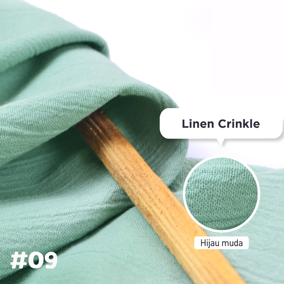 Linen Crinkle棉麻布 適合上衣/連身裙