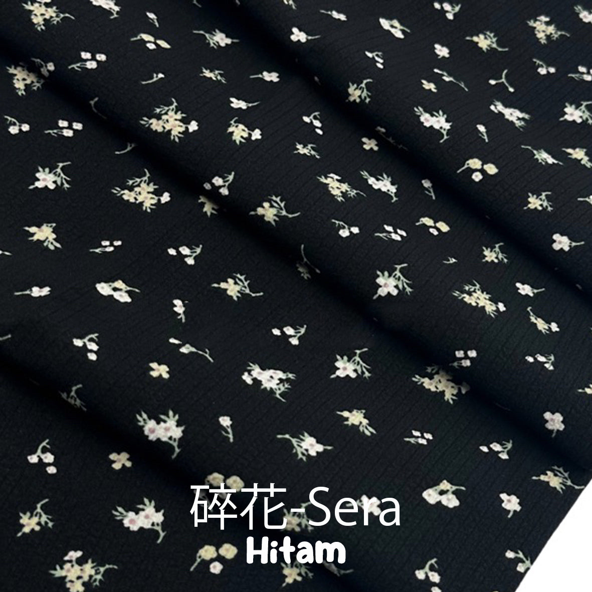 Floral Sera fabric suitable for tops/dresses/skirts