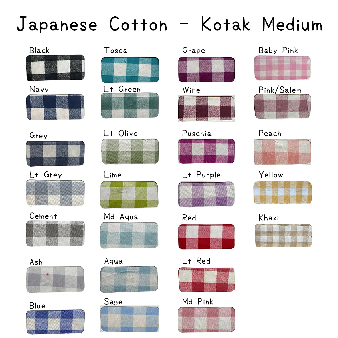 Japanese Cotton - Kotak Medium