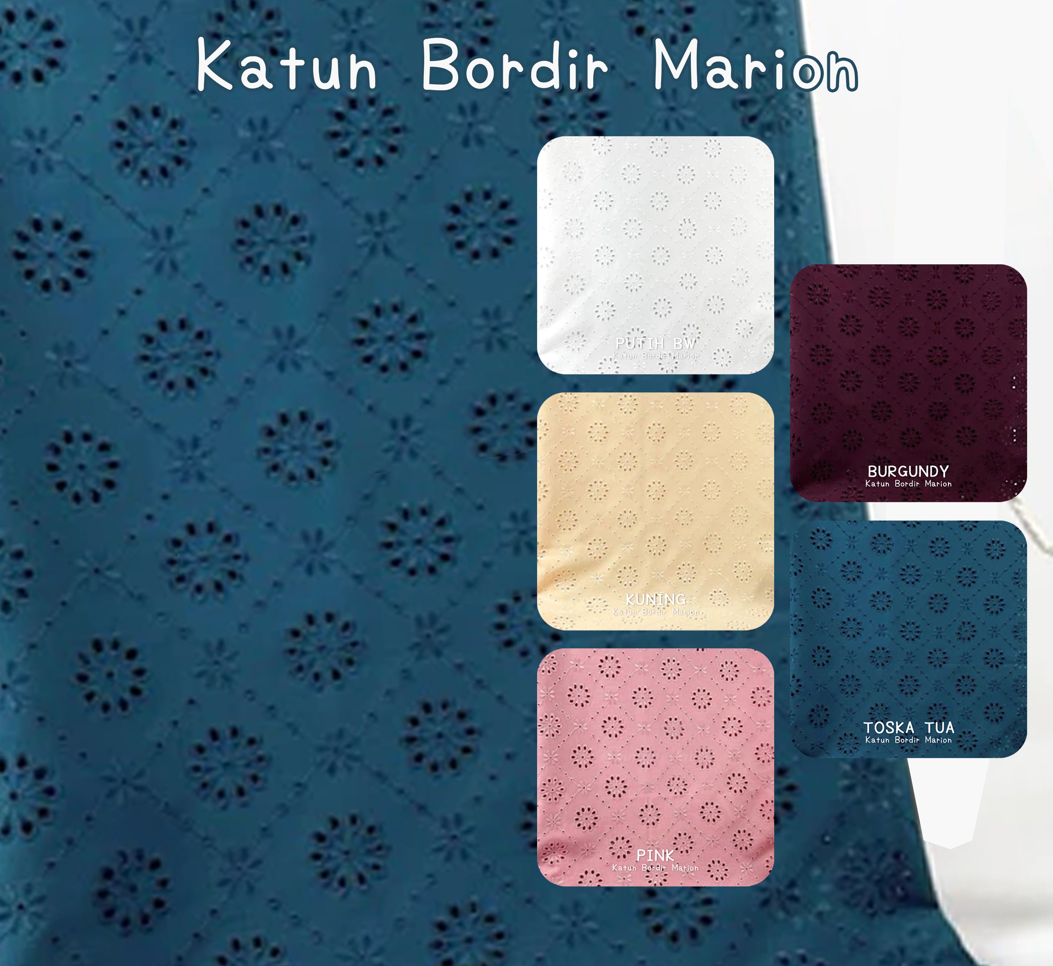 刺繡布 Bordir 1/1 Marion