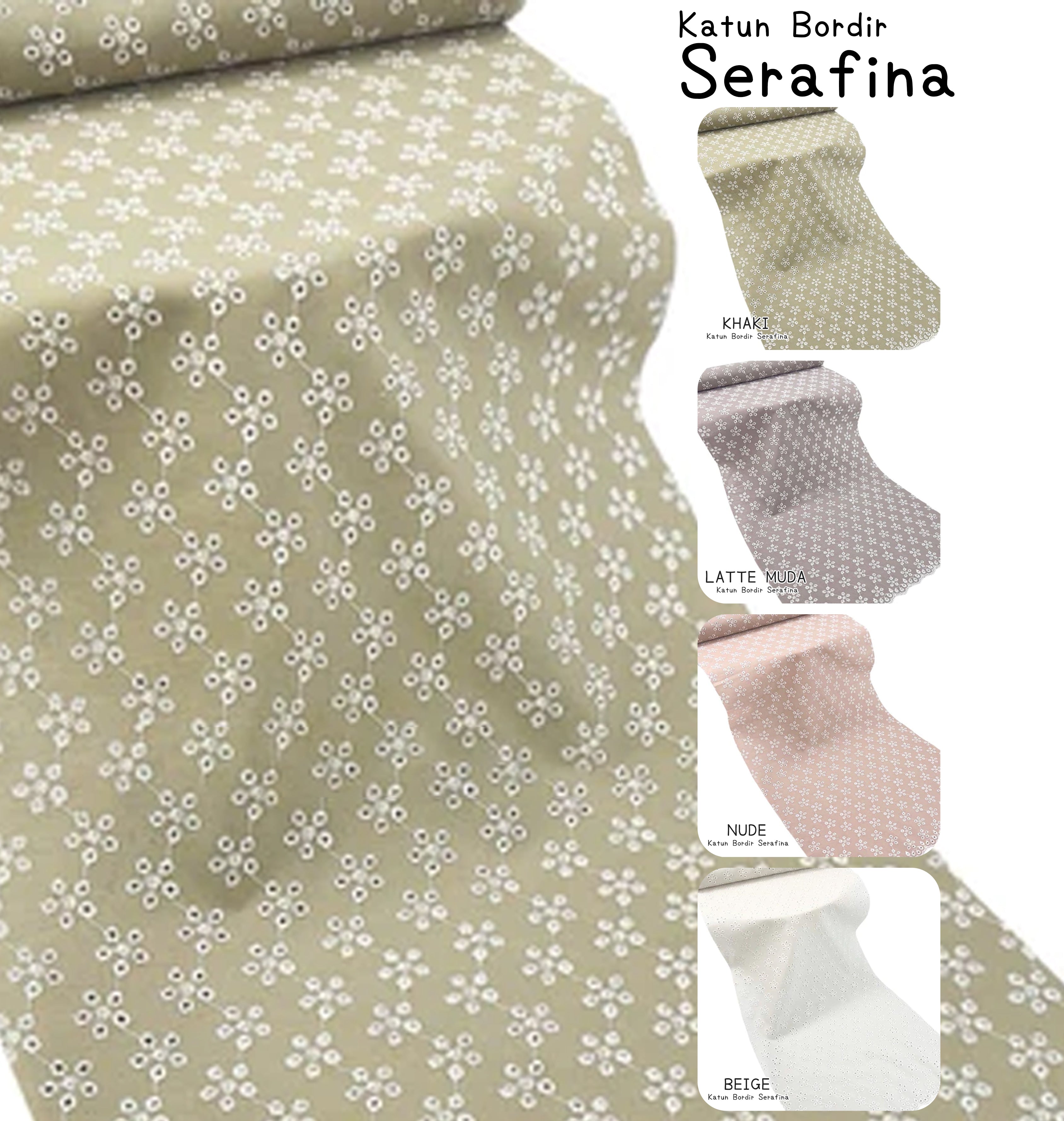 刺繡布 Bordir 1/1 Serafina