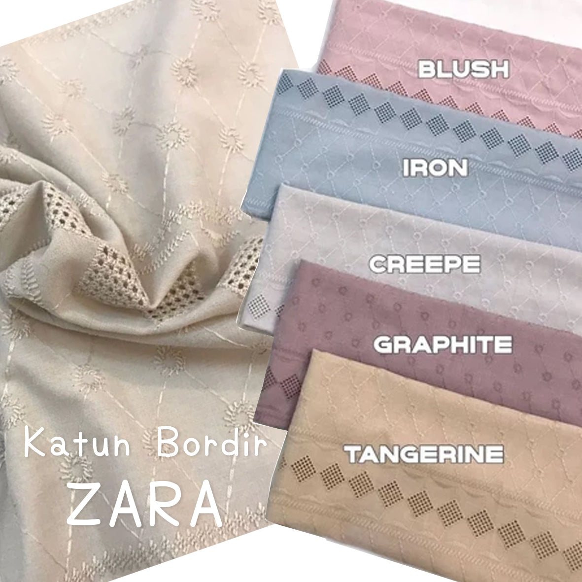刺繡布 Bordir 1/1 Zara