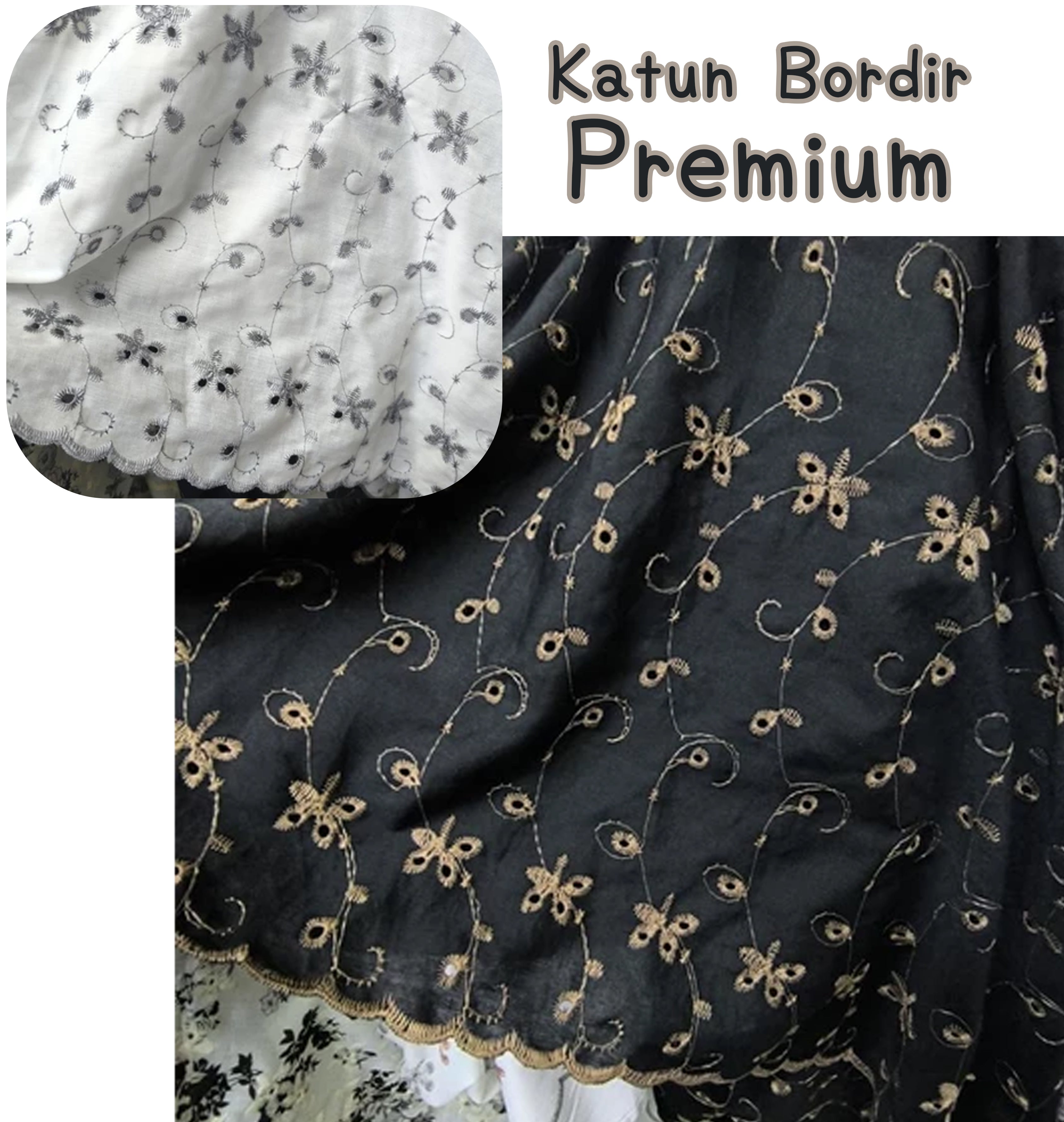 刺繡布 Bordir 1/1 Premium
