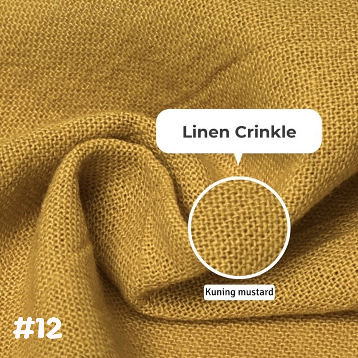 Linen Crinkle棉麻布 適合上衣/連身裙