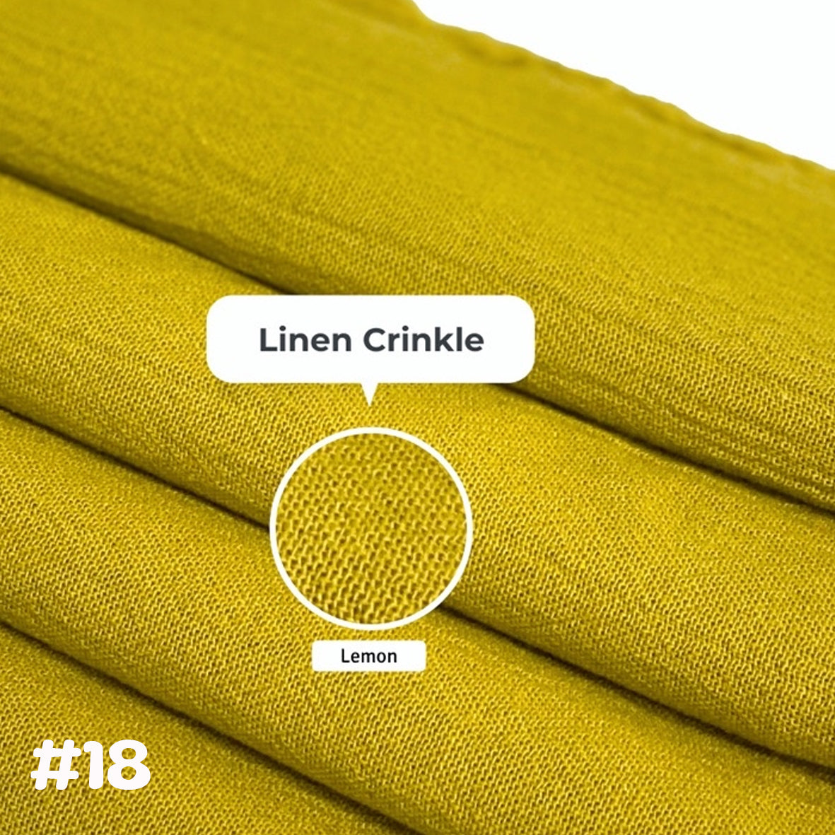 Linen Crinkle棉麻布 適合上衣/連身裙