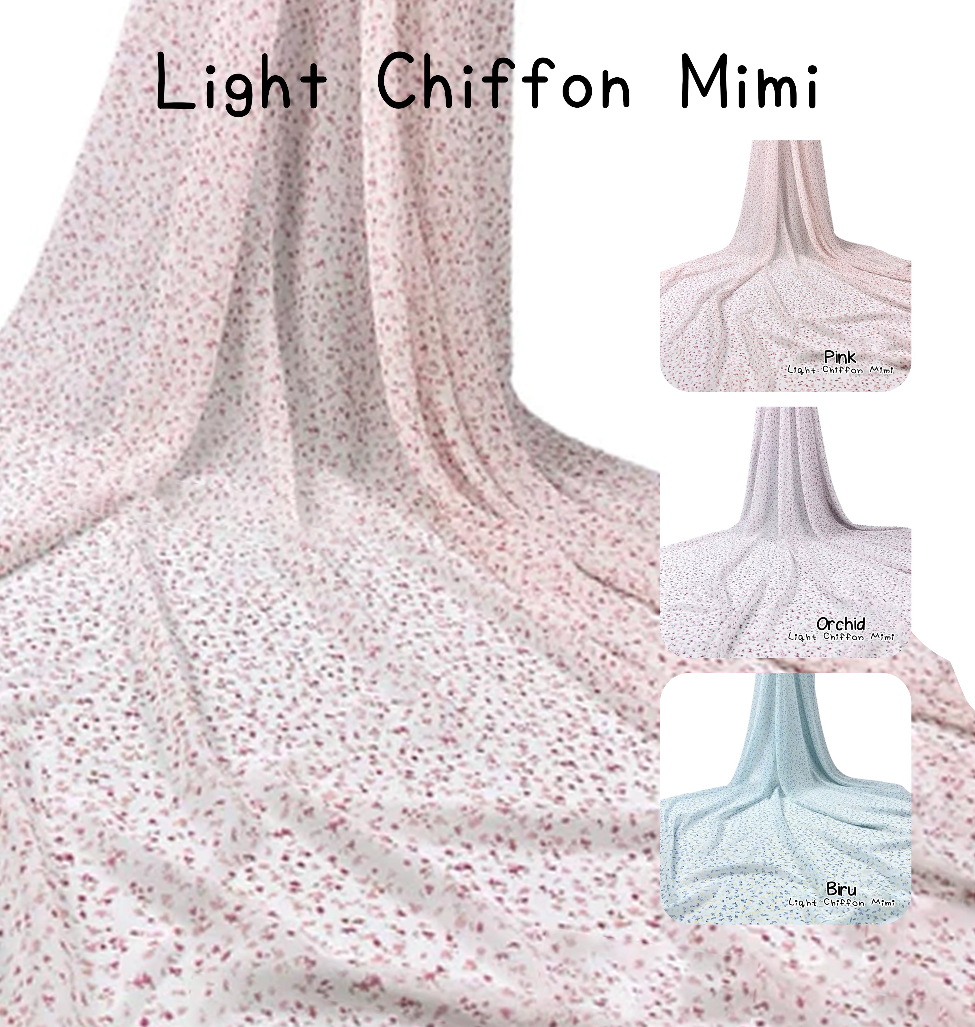 雪紡碎花布 Mimi
