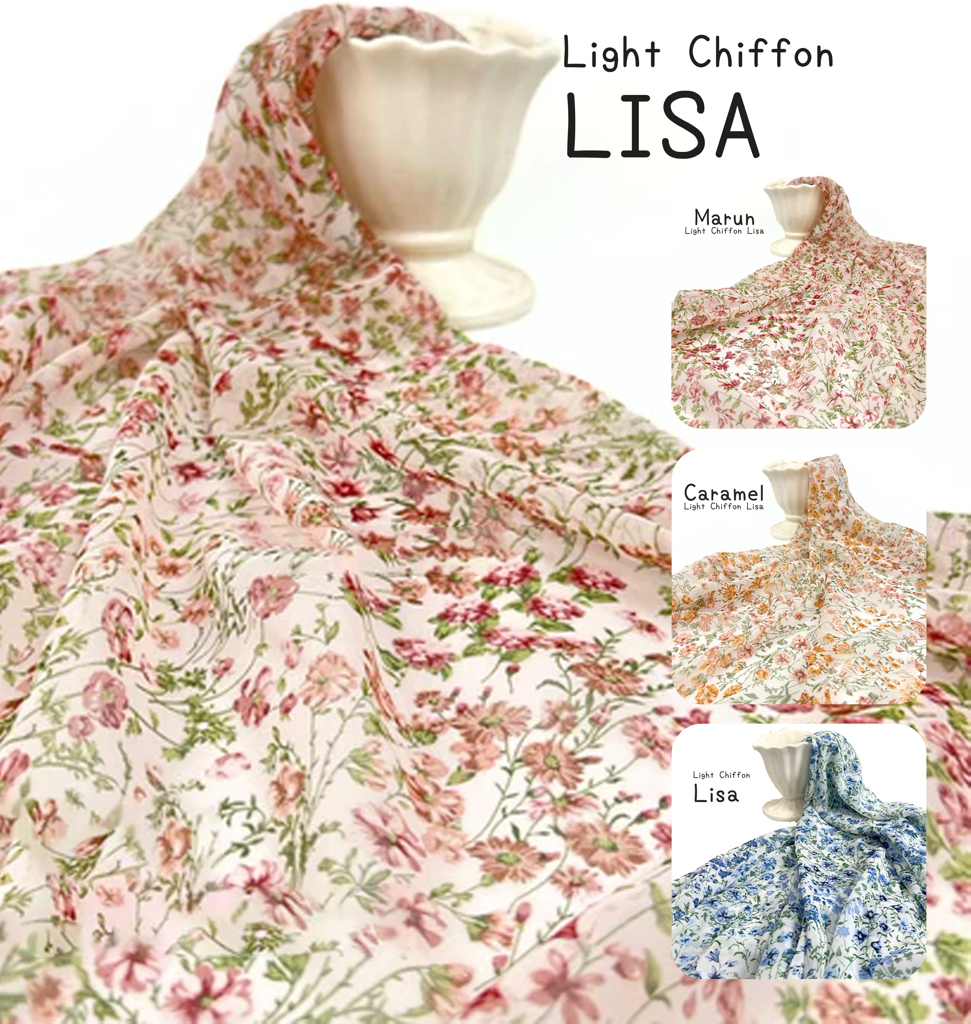 雪紡碎花布 Lisa