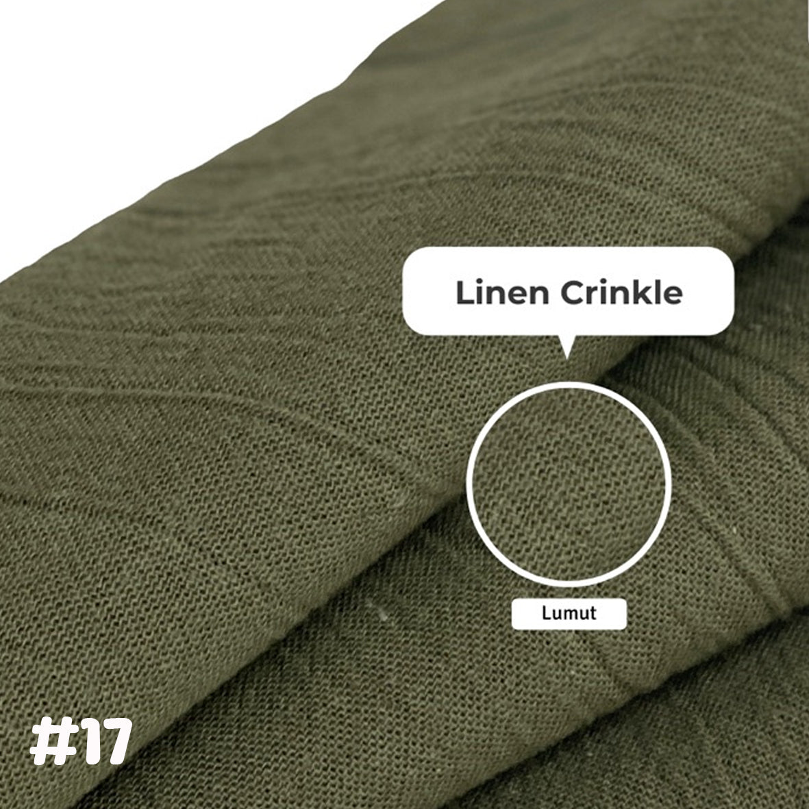 Linen Crinkle棉麻布 適合上衣/連身裙