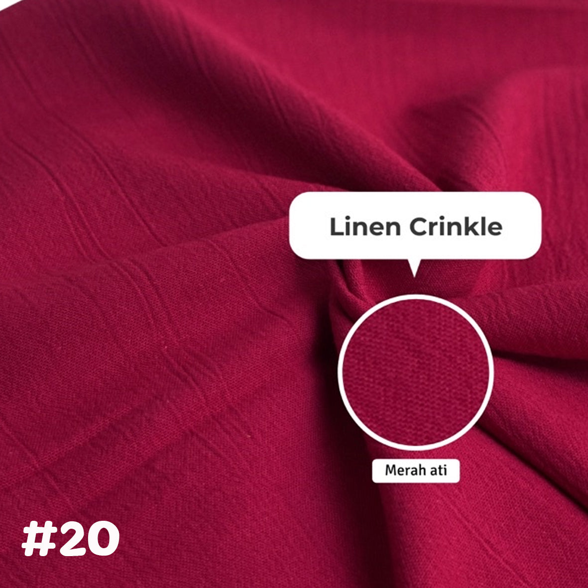 Linen Crinkle棉麻布 適合上衣/連身裙