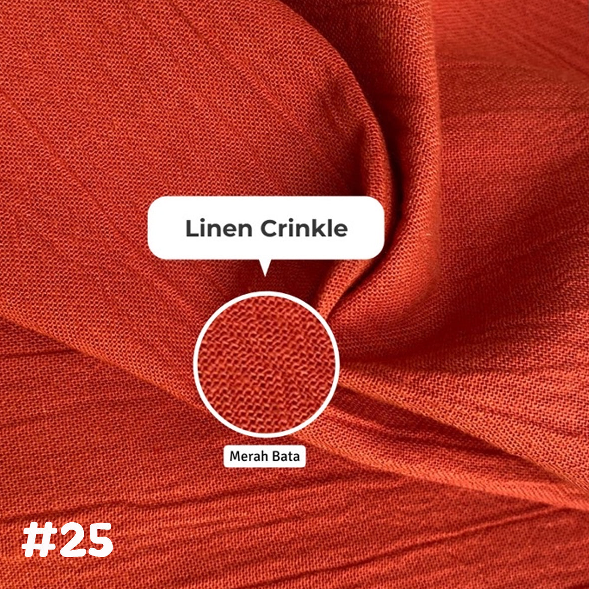 Linen Crinkle棉麻布 適合上衣/連身裙