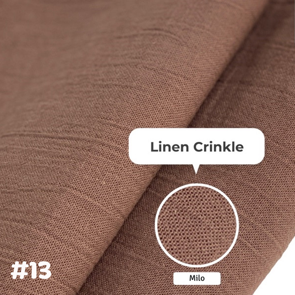 Linen Crinkle棉麻布 適合上衣/連身裙